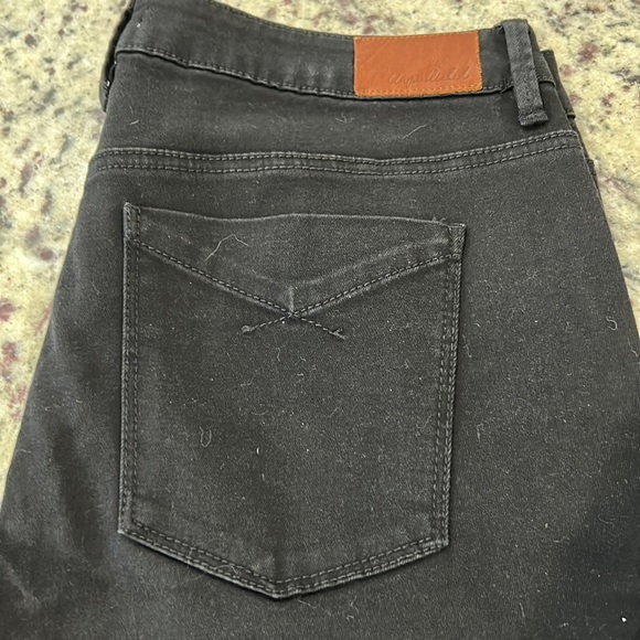 UNPUBLISHED Black High Rise Ankle Distressed Skinny Jeans - Picture 6 of 6